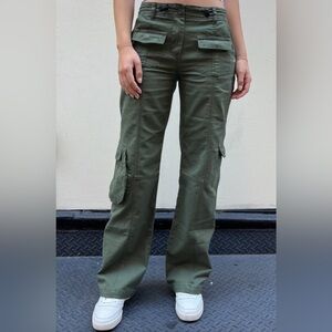 Brandy Melville Olive Cargo Pants